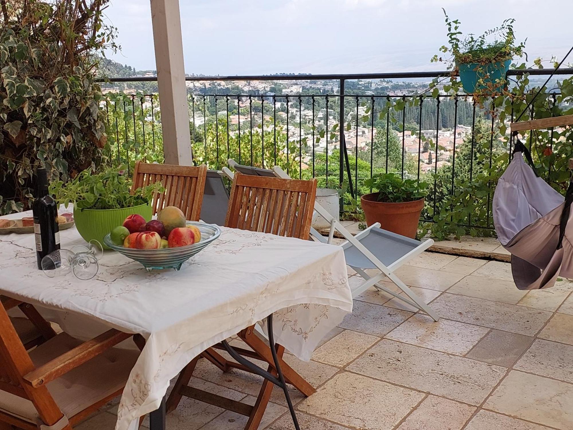 Neve Nof Appartement Rosh Pinna Buitenkant foto